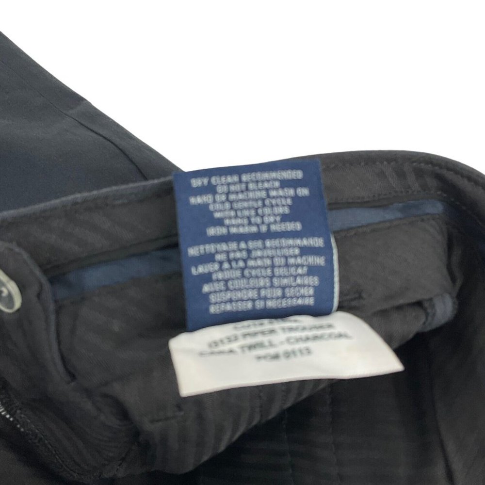 Fidelity Dress Pants Womens Size 26 Black Piper Trousers Cara Twill Charcoal Nwt - Picture 7 of 12